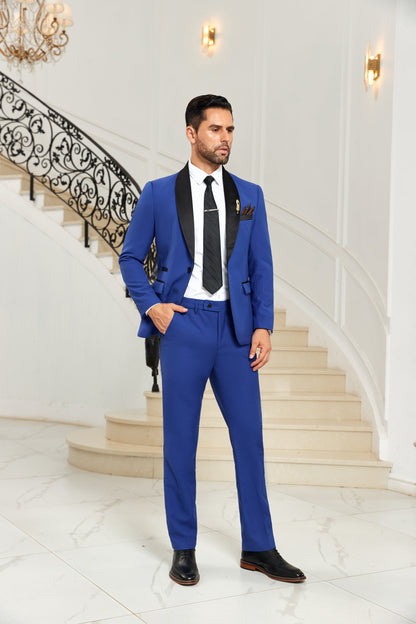 royal blue men suits  lynerun